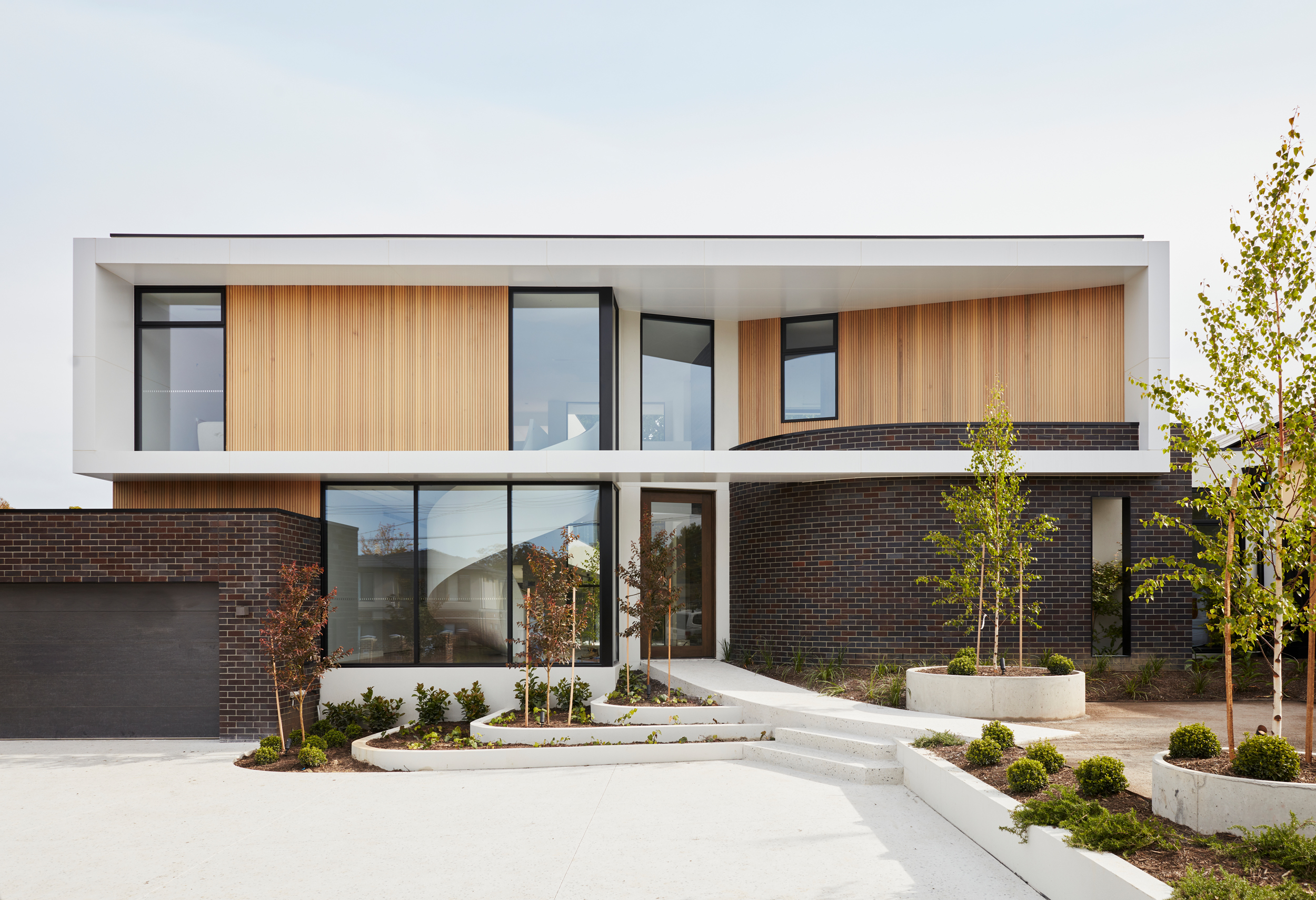 Get instant street appeal with a mixed-material façade