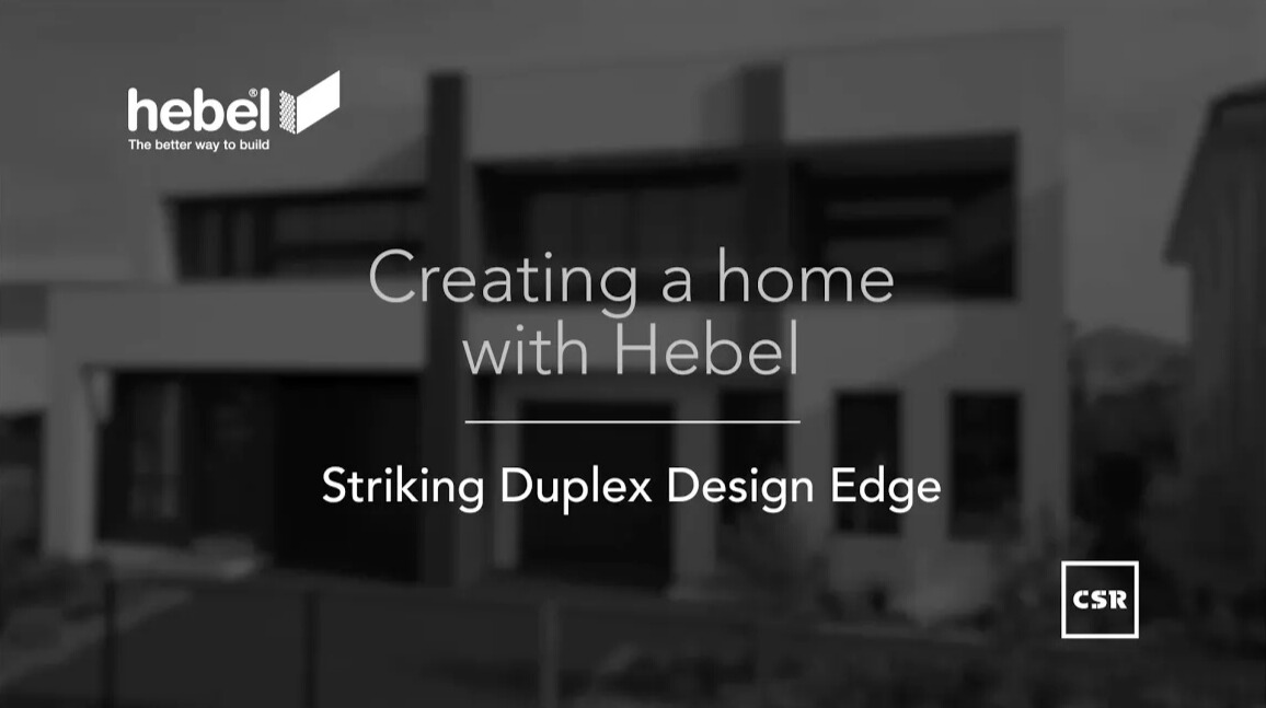Hebel and Provincial Homes with Matt Sigafredo – Striking Duplex Design Edge